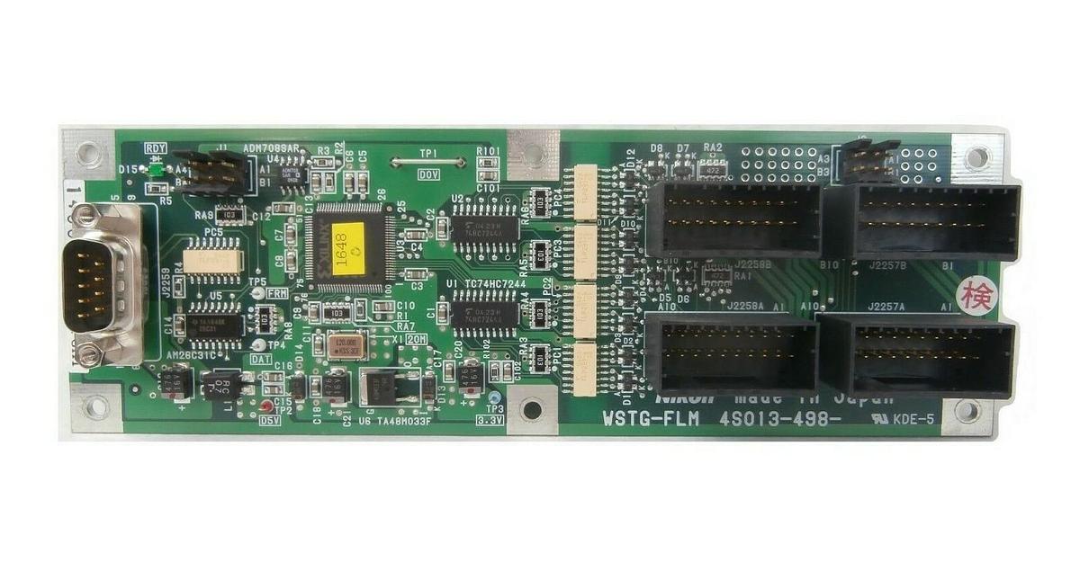 Used Nikon Precision 4S013-498 Interface Board PCB WSTG-FLM NSR-S307E Working