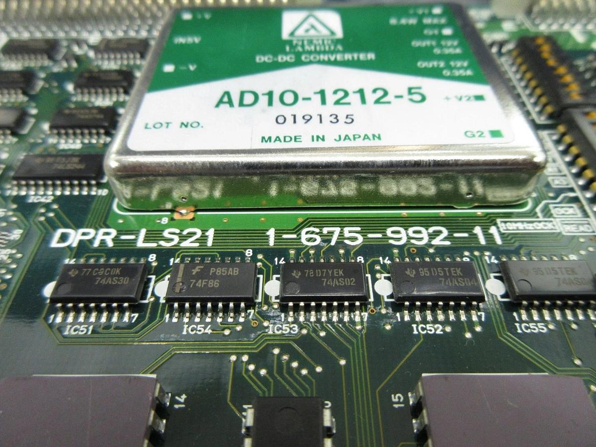Used Sony 1-675-992-11 Laserscale Processor PCB Card DPR-LS21 Nikon NSR Working