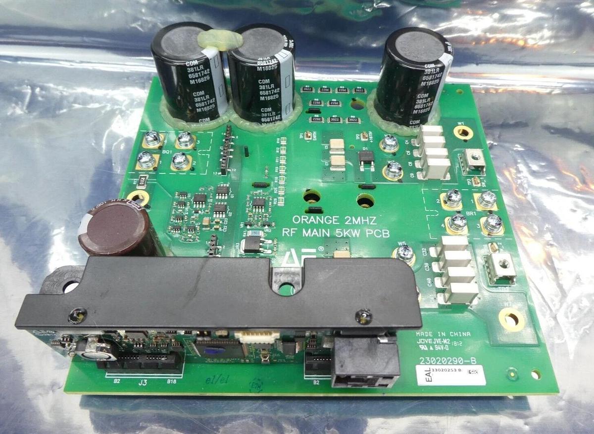 Used AE Advanced Energy 23020290-B Orange 2MHz RF Main 5kW PCB 33020253 Working Spare