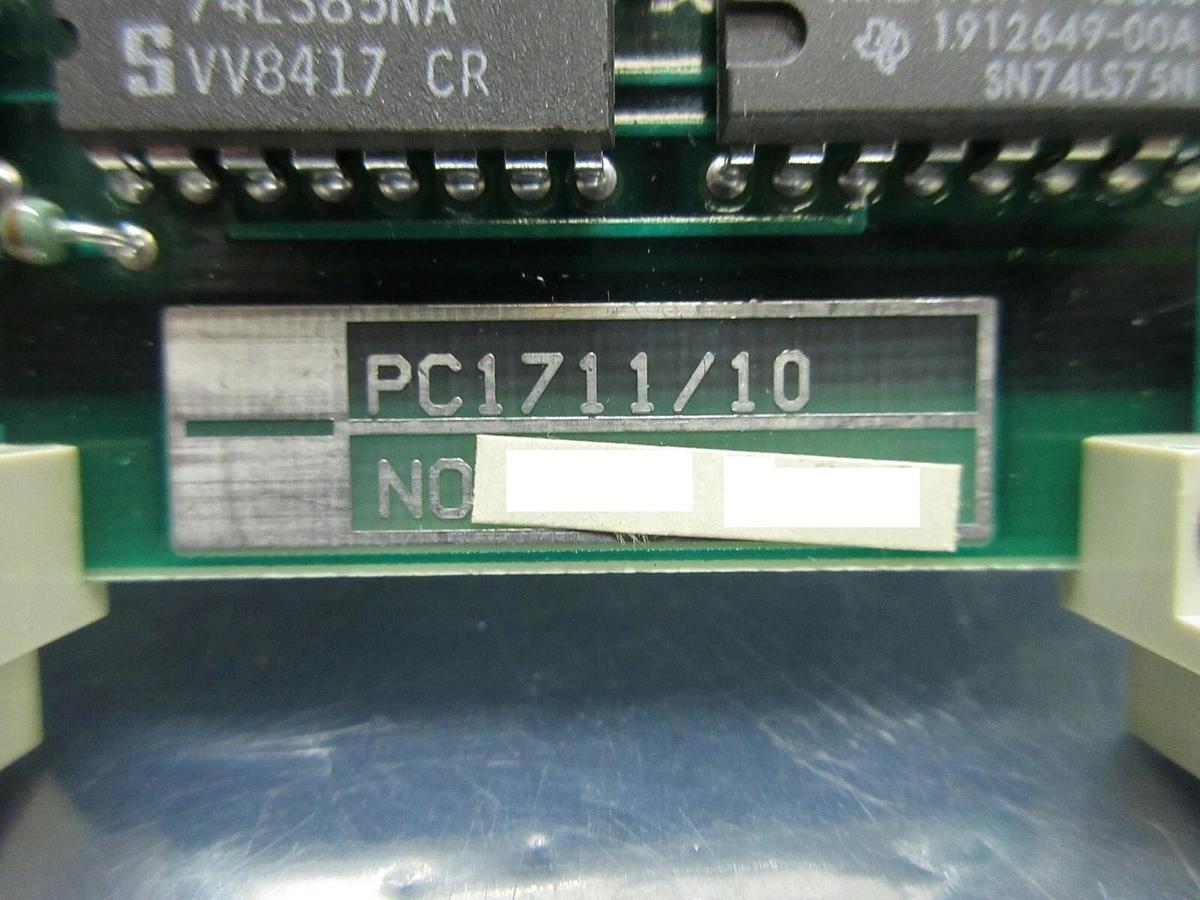 Used Philips PC1711/10 Processor PCB Card ASML 9406.217.1110 PAS 5000/2500 Used