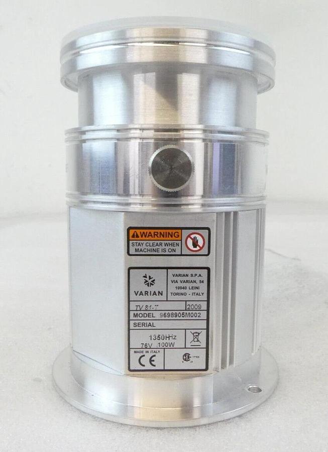 Used Turbo-V 81-T Varian 9698905M002 Turbomolecular Pump Turbo Tested For Rebuild