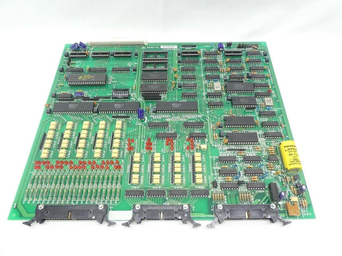 Used Varian Semiconductor VSEA V1703X Autosequencer CPU PCB V1534E01 W/ EPROMs Spare