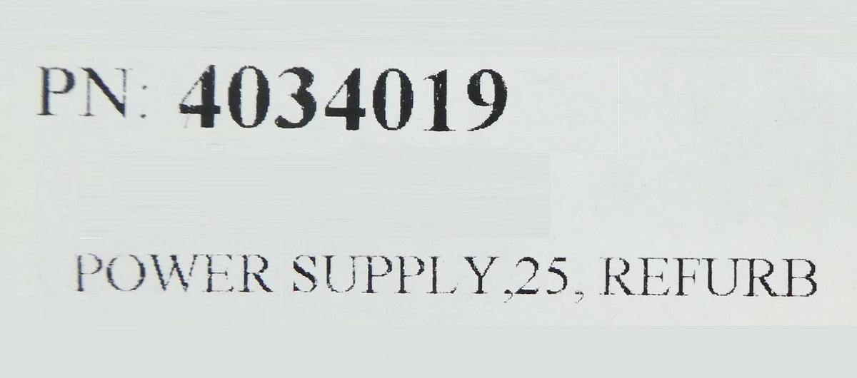 Refurbished Spellman RHR250W 25kV Power Supply RHR25P250X695 Varian F1382001 Refurbished