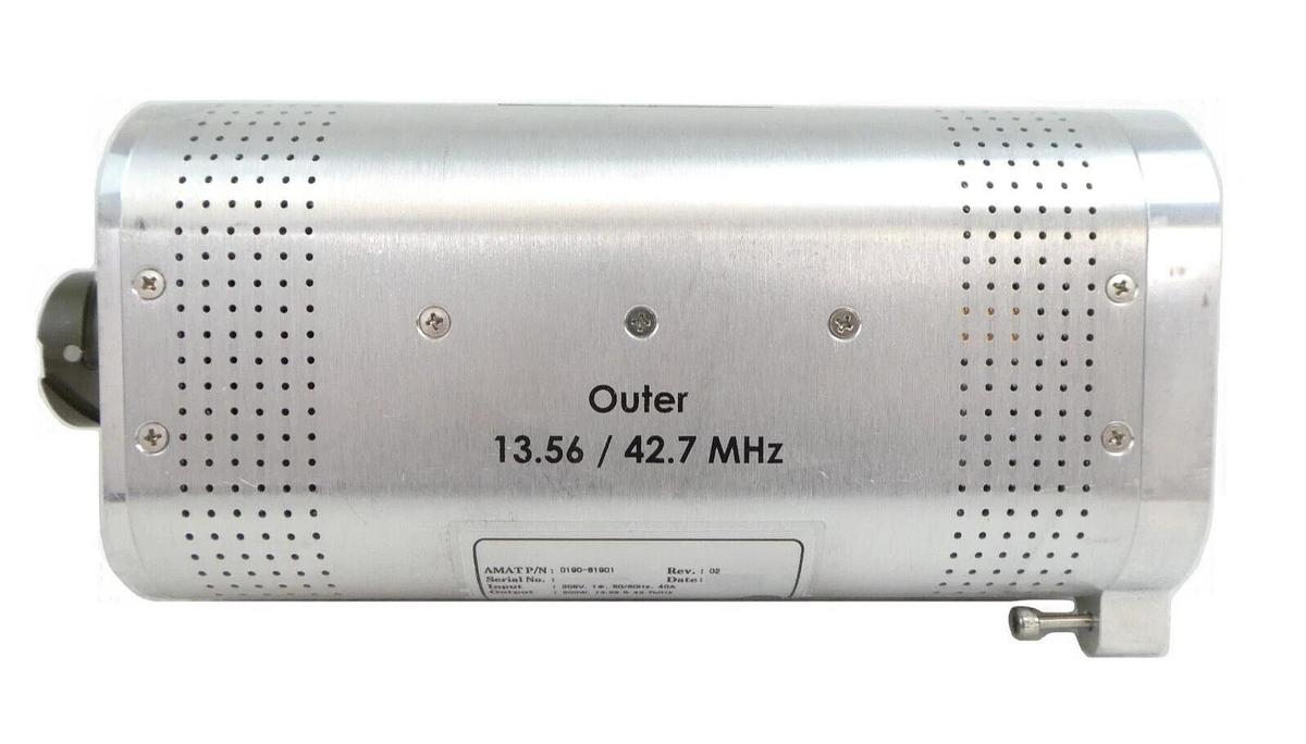 Used AMAT Applied Materials 0190-81901 RF Filter Outer 500W @ 13.56/42.7MHz Working