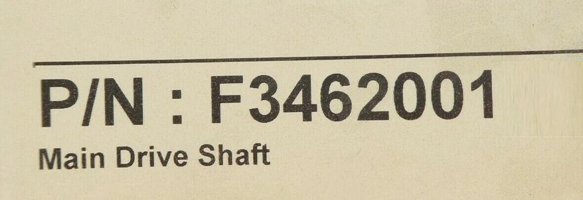 Refurbished Varian Semiconductor VSEA F3462001 Main Drive Shaft OEM Refurbished