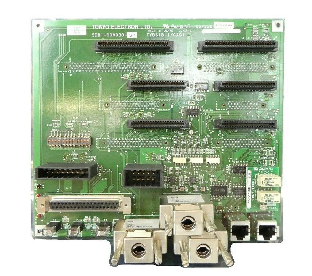 Used TEL Tokyo Electron 3D81-000030-V2 Interface PCB TYB61B-1/GAS1 Telius Working
