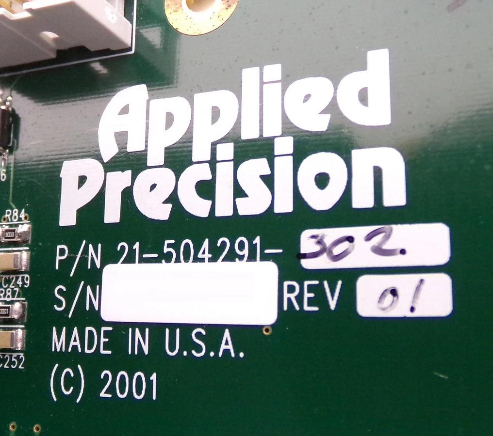 Used Applied Precision 21-504291-302 NanoValve Interface PCB AMAT Working Surplus