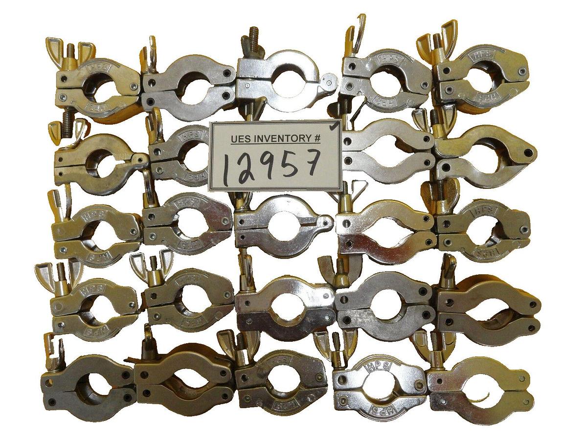 Used Vacuum Wing Nut Clamp NW16 KF Reseller Lot of 25 MKS Edwards Nor-Cal HPS Working