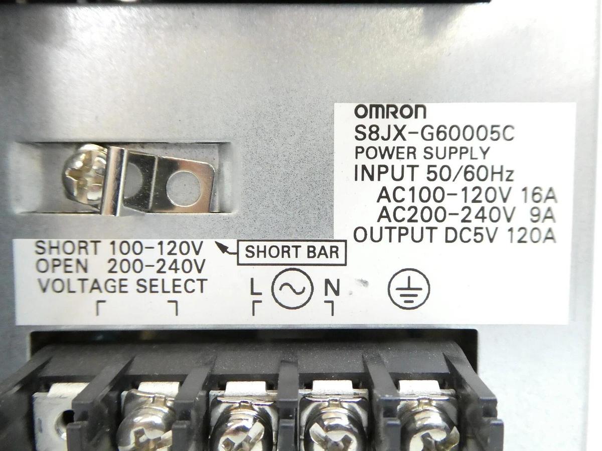 Used Omron S8JX-G60005C Power Supply AMAT Applied Materials Working Surplus