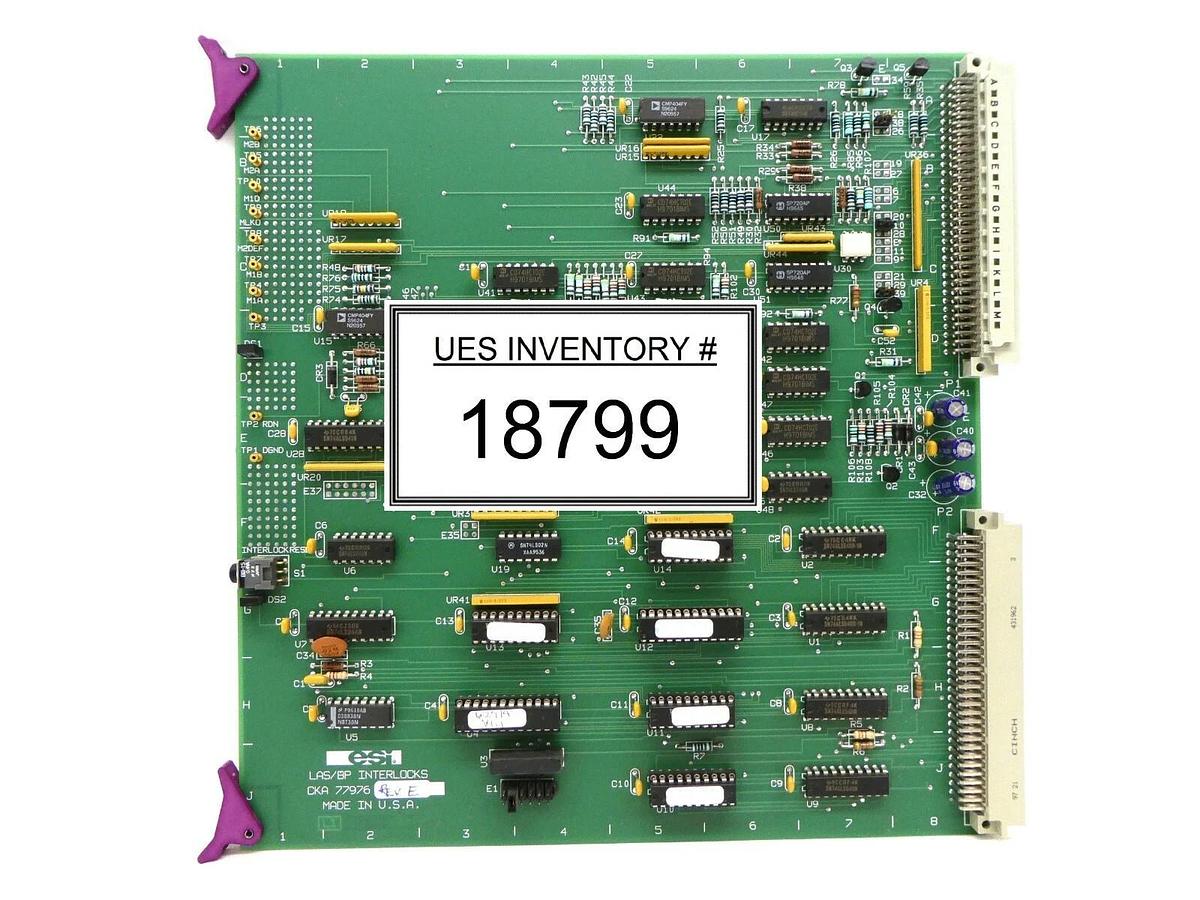 Used ESI Electro Scientific Industries CKA 77976 LAS/BP Interlocks PCB Card Working