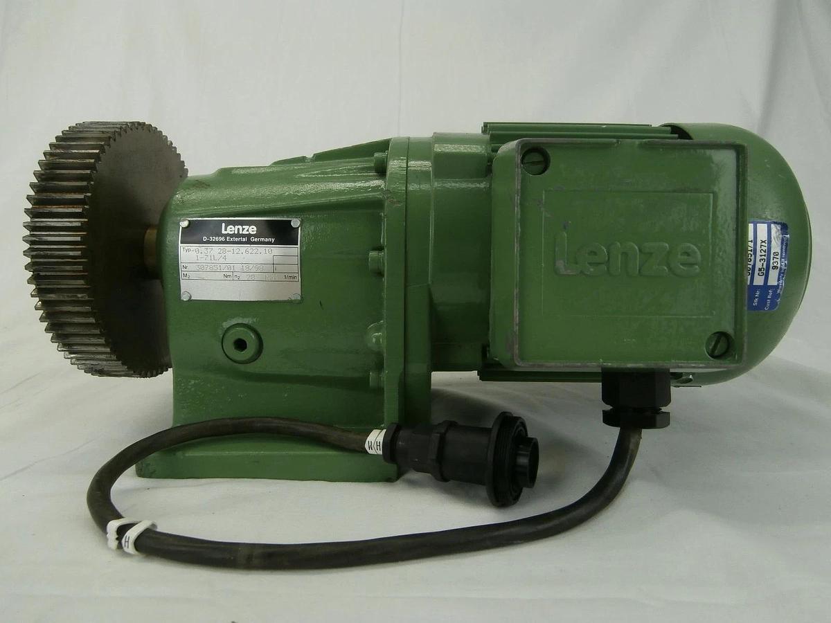 Used Lenze 0.37 28-12.622.10 1-71L/4 Motor Nordiko A03520 9550 Used Working