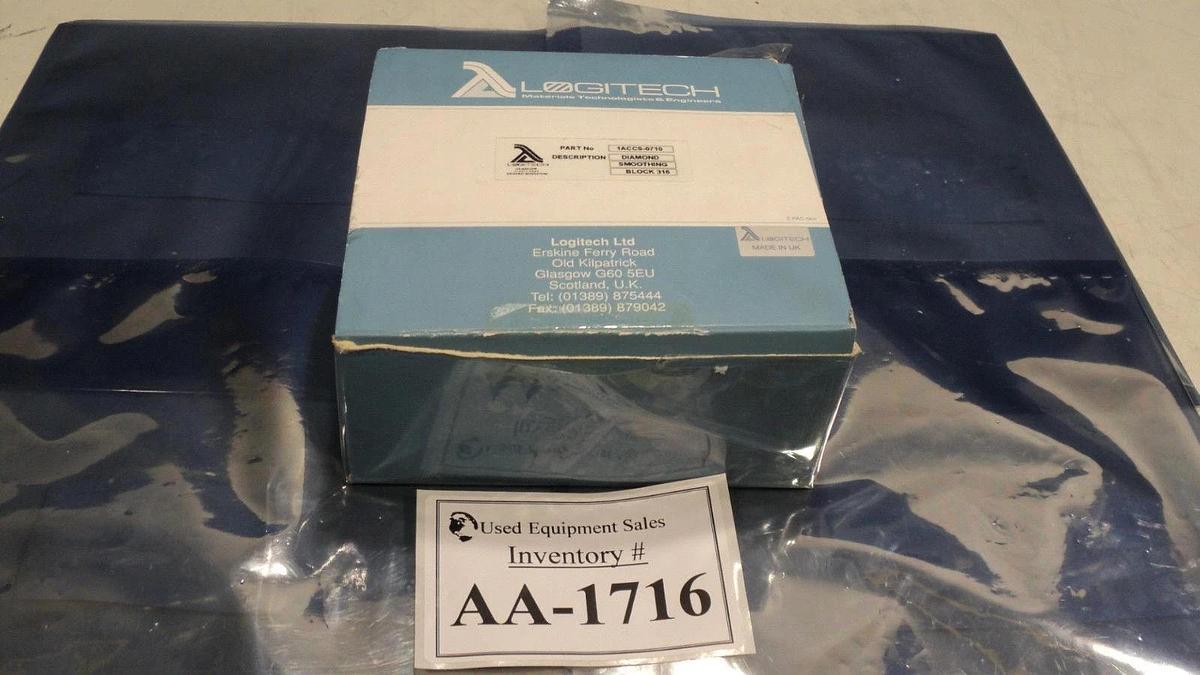 Used Logitech Diamond Smoothing Block 316 1ACCA-01710 New Surplus