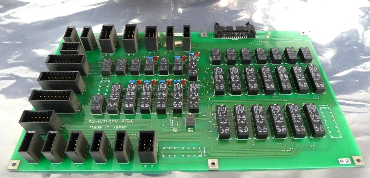 Used Nikon 36020133 EX-Intlock ASK Interface Board PCB NSR-S205C System Working Spare