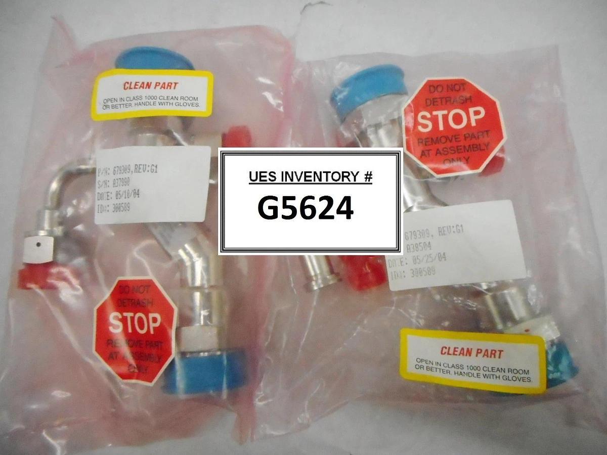 Swagelok 679309 Exhaust Line Fitting Reseller Lot of 2 New Surplus
