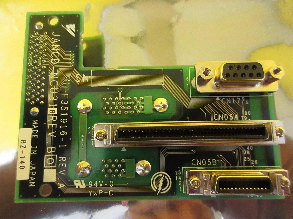 Used Yaskawa Electric JANCD-NCU31B Robot Controller PCB Card F351916-1 NXC100 Used
