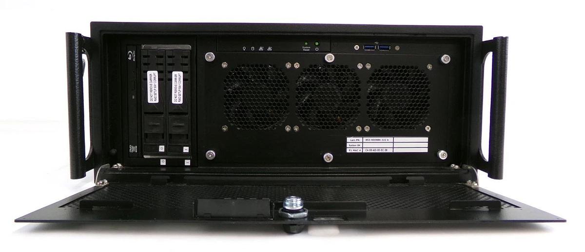 Used Advantech HPC-7400 Rack Mount Industrial PC 3.50GHz Lam 853-900986-322 Working