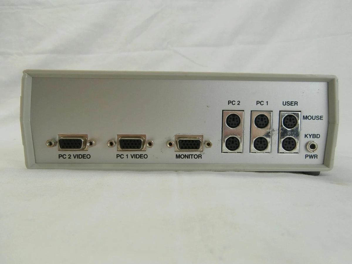 Used NTI Network Technologies KEEMUX-P2 2-port Video Switching KVM Splitter Used