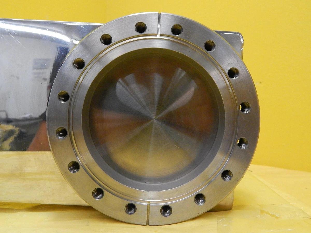 Used Vacuum Apparatus 125-0400 UHV Pneumatic Linear Gate Valve Working Surplus