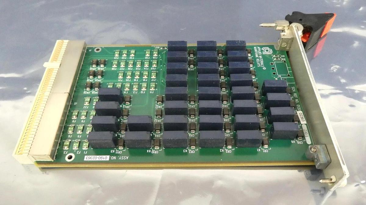 Used AMAT Applied Materials 0130-02363 Mainframe Relay Module PCB 0190-02363 Working