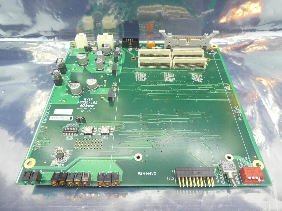 Used Nikon 4S025-192 Interface PCB RYIF NSR Series Working Surplus