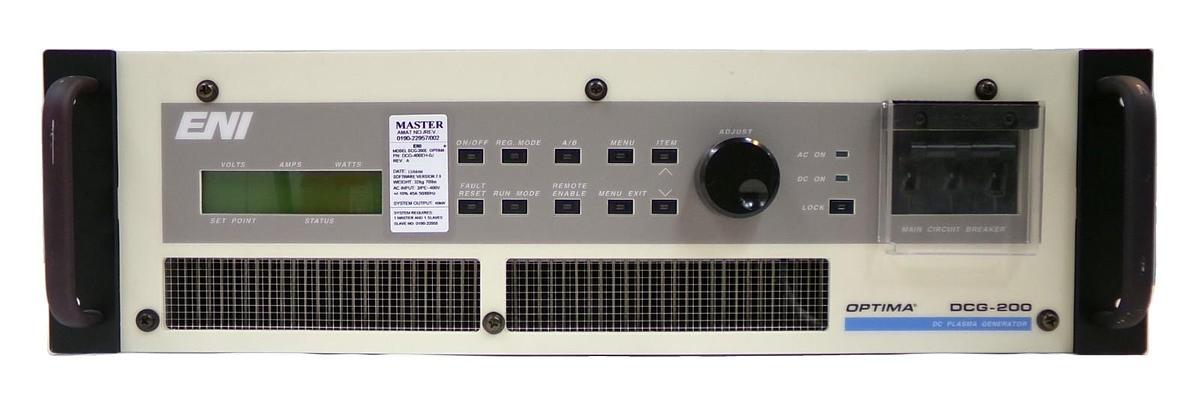 Used DCG-200E Optima ENI DCG-400EH-0J DC Plasma Generator 40kW Master Surplus