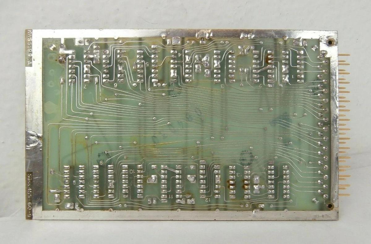 Used Karl Suss 455-60-9 PCB Card 559.9cA MJB 55 Wafer Mask Aligner Working Surplus