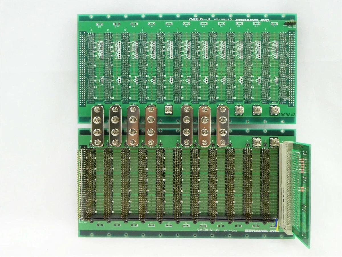Used EBRAINS 650-VME12T Backplane Board PCB 650-VJ212 JEOL JWS-2000 SEM Working Spare