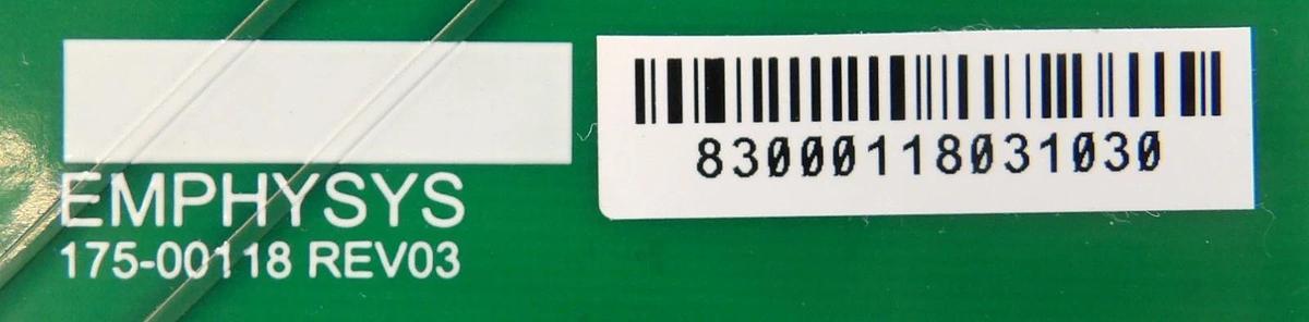 Used Emphysys 175-00118 Processor PCB 810-00025 RFPS Working Surplus