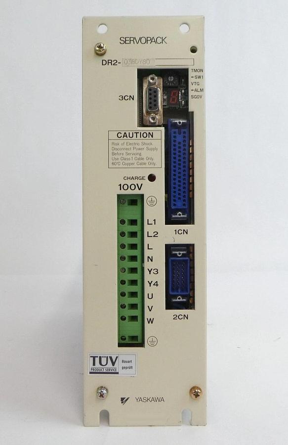Used Yaskawa DR2-03BDY80 Servo Motor Drive SERVOPACK Reseller Lot of 2 Working
