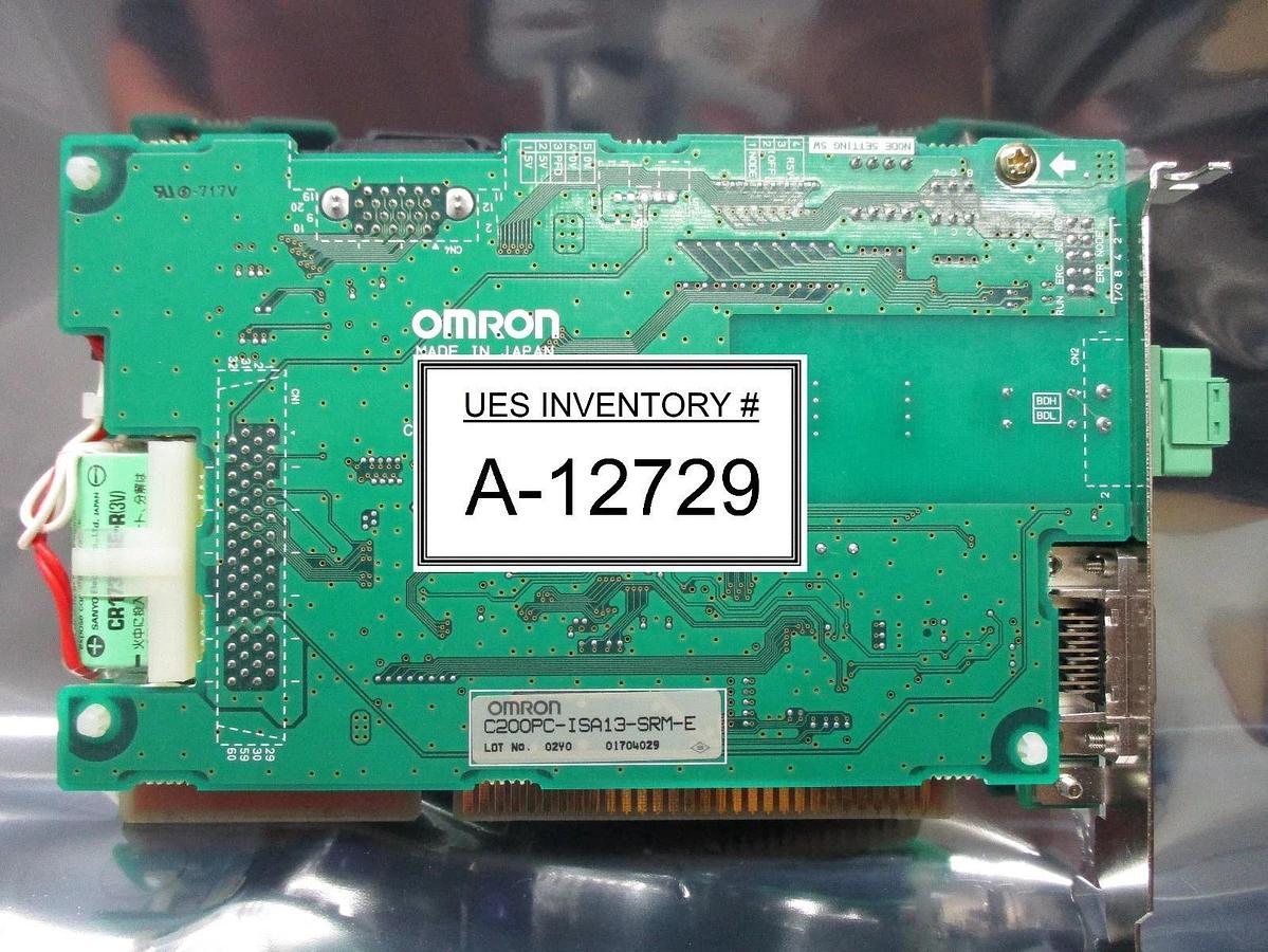 Used Omron C200PC-ISA13-SRM-E ISA Board PCB Card C200PC-ISA03-1 3376997-5B Used