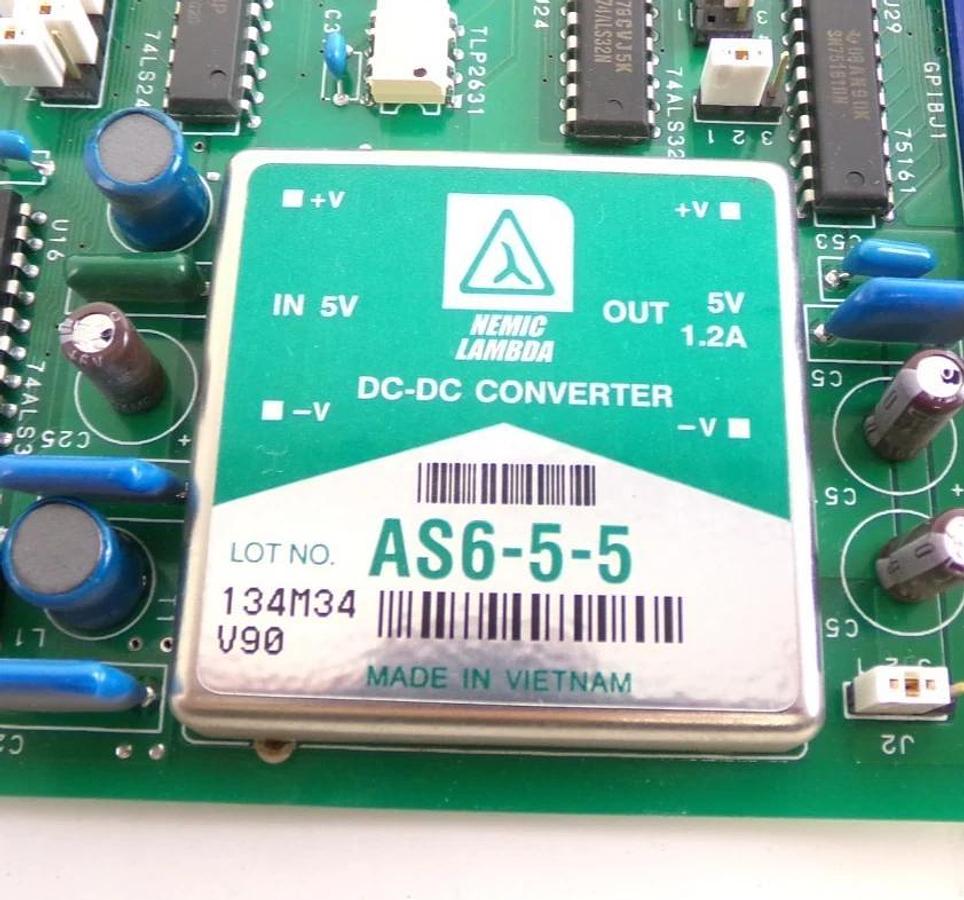 Used TEL Tokyo Electron 3281-000019-15 Processor VME PCB Card TVB3401-1/GPIB Working