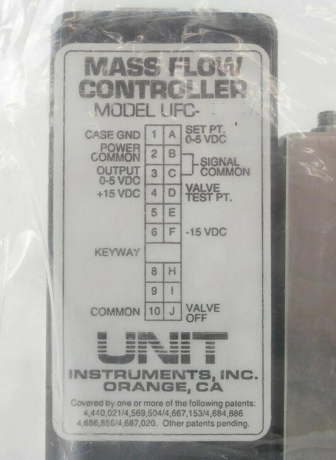Refurbished UNIT Instruments UFC-1200A Mass Flow Controller MFC 200 SCCM N2 Refurbished