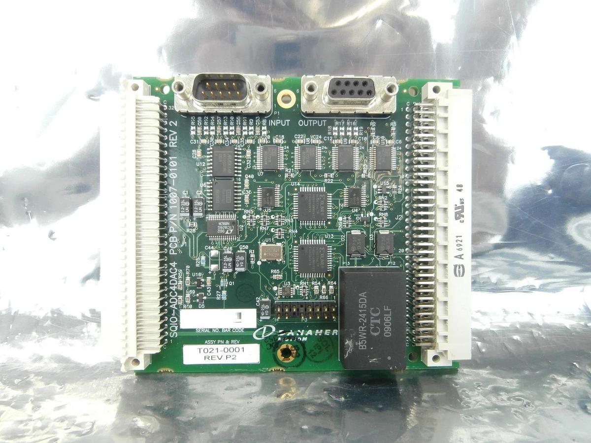Used Danaher Motion T021-0001 SynqNet Interface PCB SQIO-ADC4DAC4 1007-0101 Used
