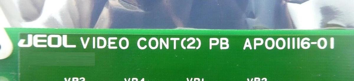 Used JEOL AP001116-01 Video Control PCB Card VIDEO CONT(2) PB JSM-6400F SEM Working