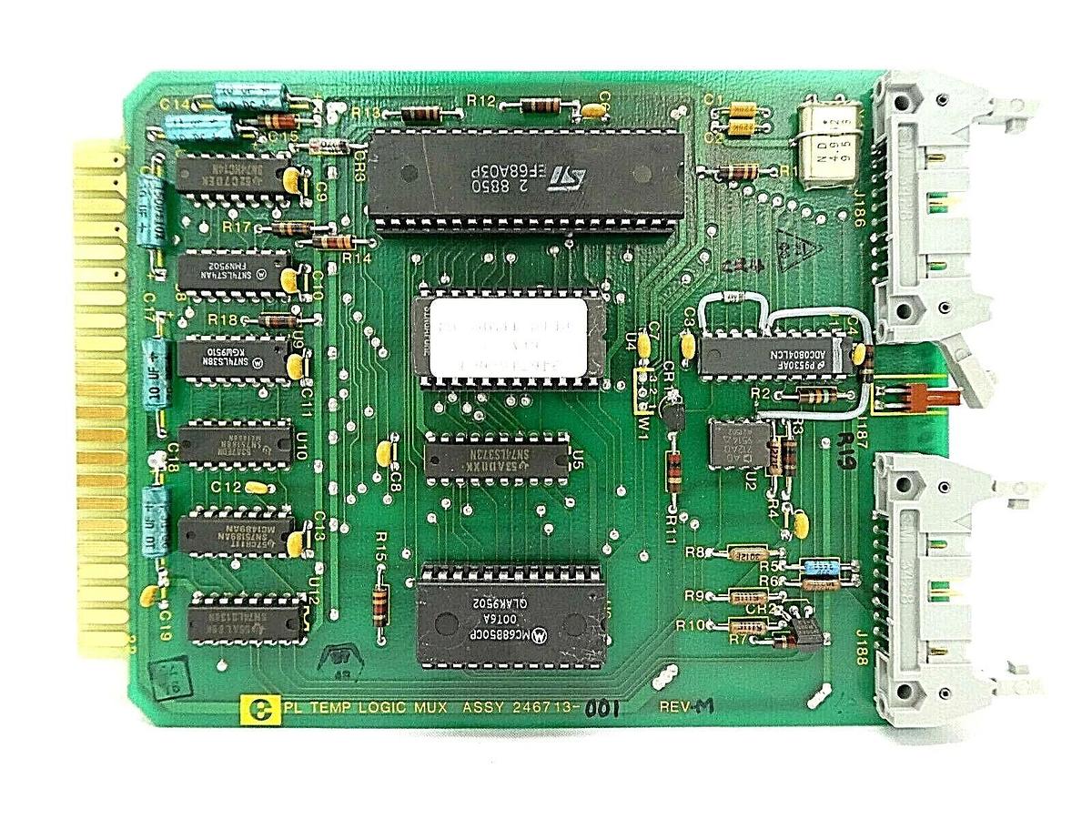 Used Electroglas 246713 PL Temp Logic Mux Board PCB 4085x Horizon PSM Working