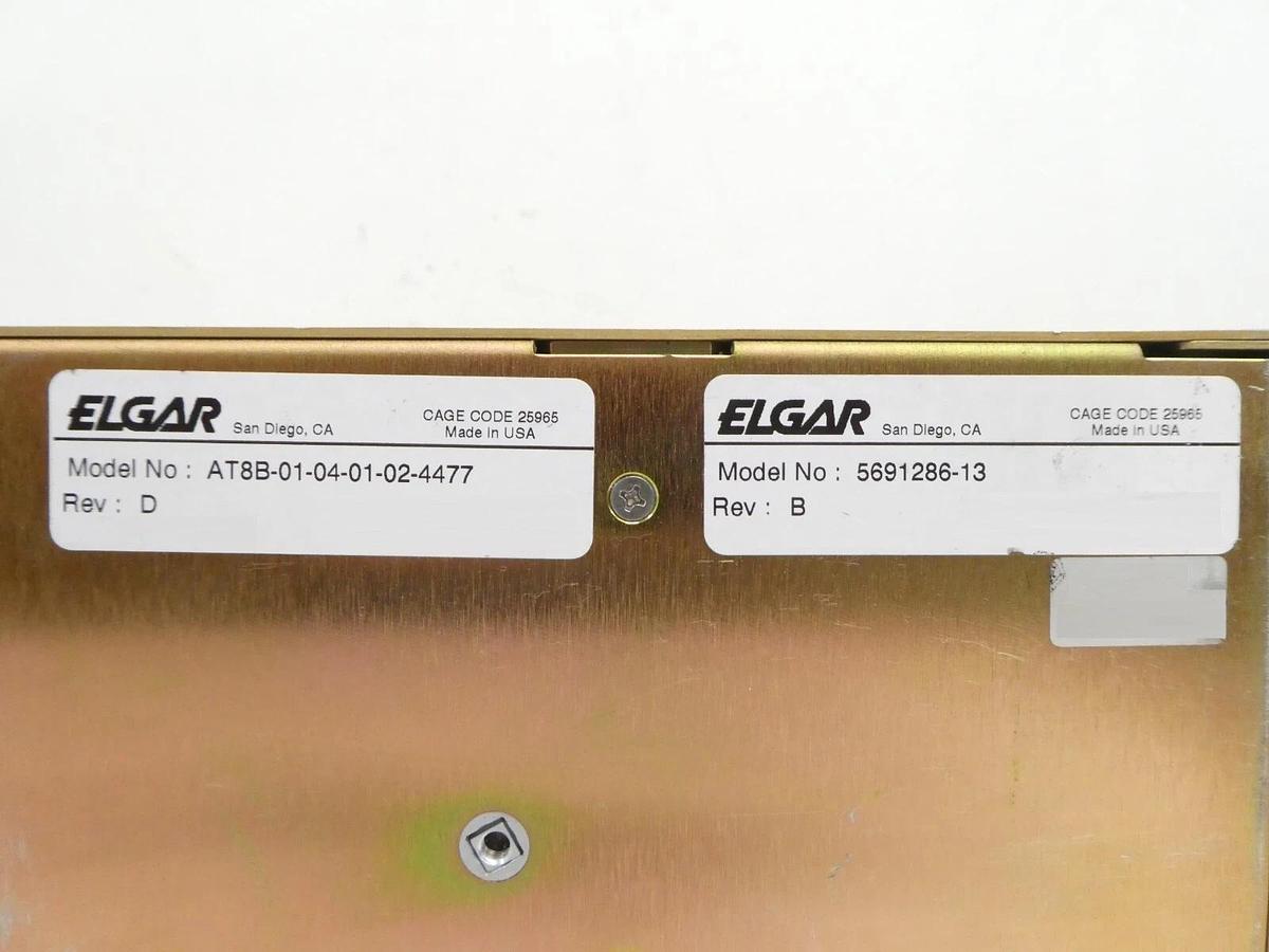 Used Elgar AT8B-01-04-01-02-4477 Programmable DC Power Supply System AT8000B Working