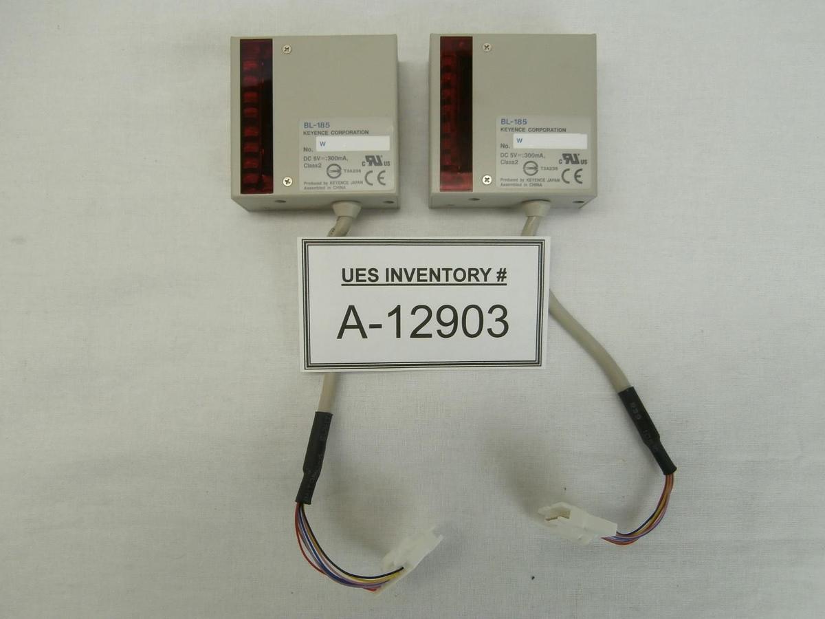 Used Keyence BL-185 Ultra Small CCD Barcode Reader Reseller Lot of 2 Used Working