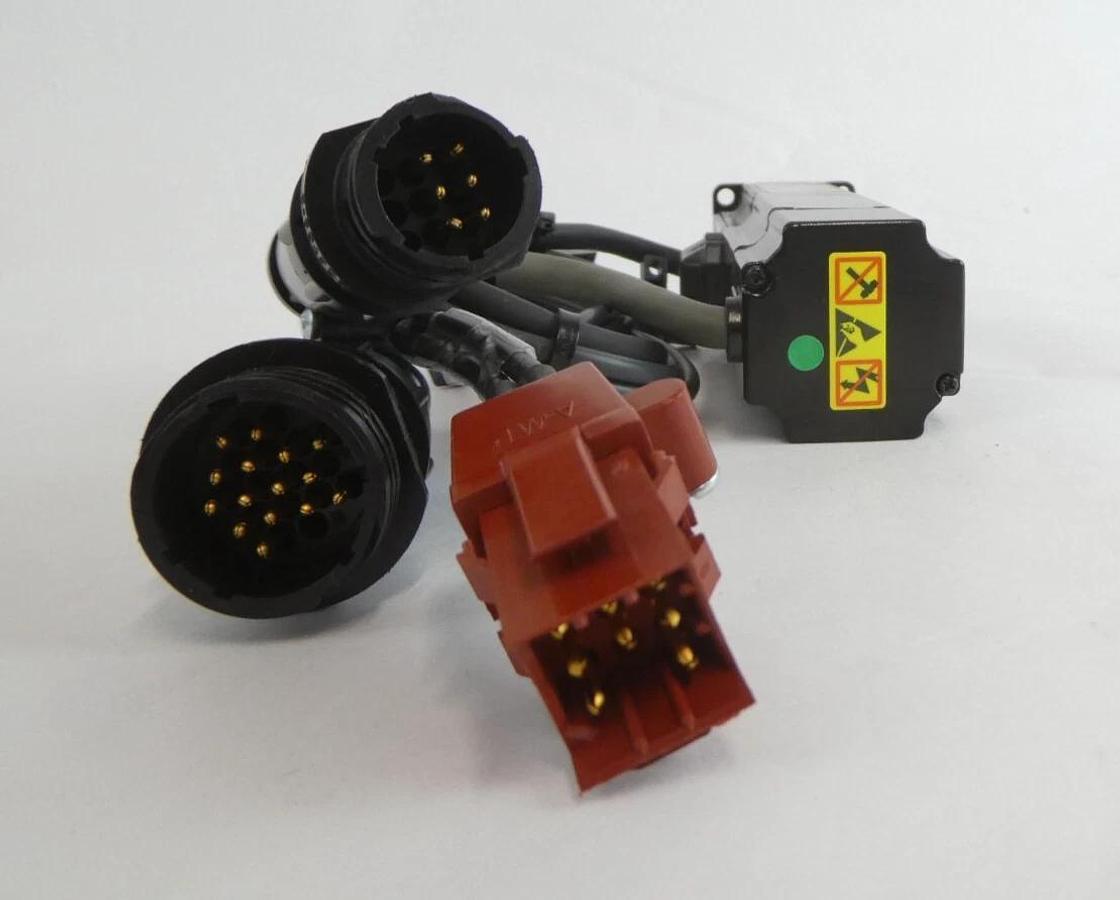 Used Sanyo Denki P30B04010PCKST AC Servo Motor BL Super P3 Lot of 2 Working Surplus