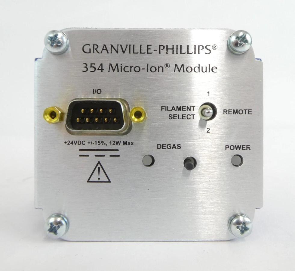 Used Granville-Phillips 354019-TD-T Micro-Ion 354 Brooks Automation Working