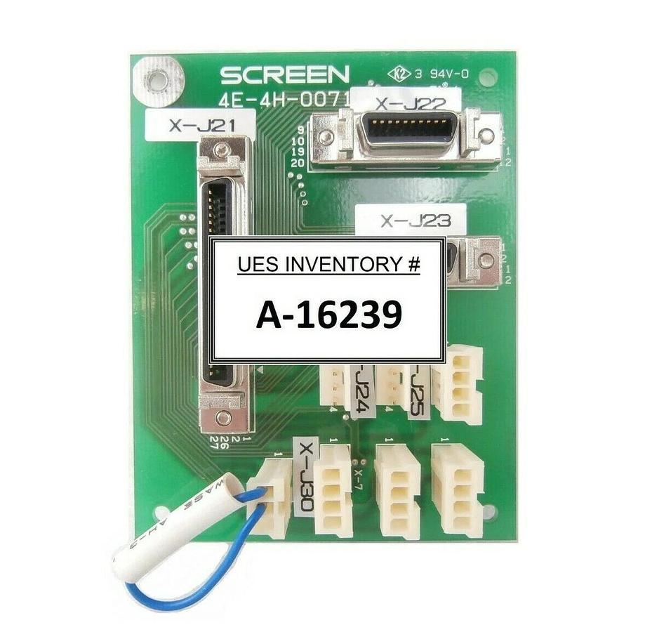 Used DNS Dainippion Screen 4E-4H-0071 Interface Board PCB Working Spare
