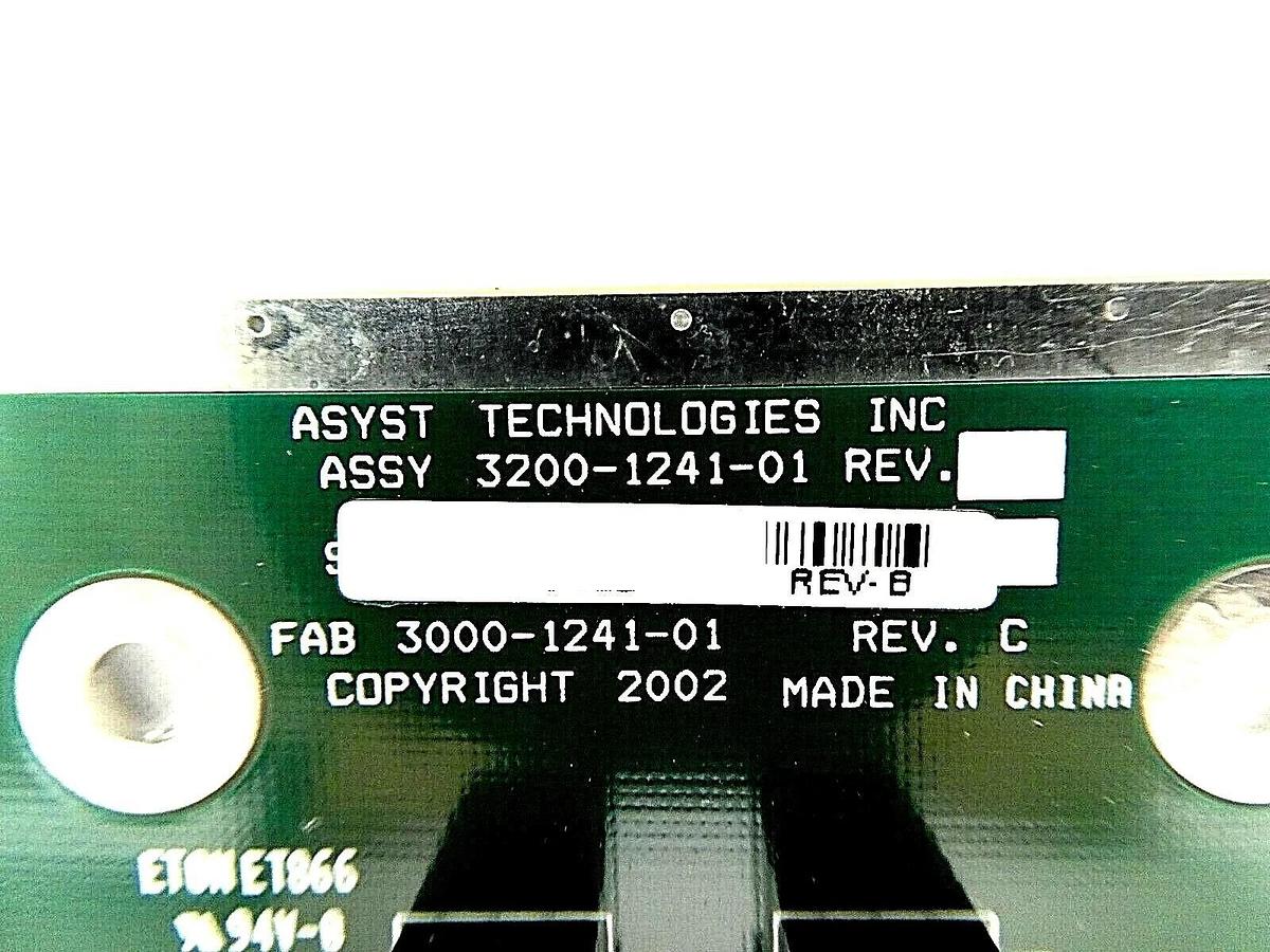 Used Asyst Technologies 3200-1241-01 Motor Interface Board PCB Rev B Lot of 2 Working