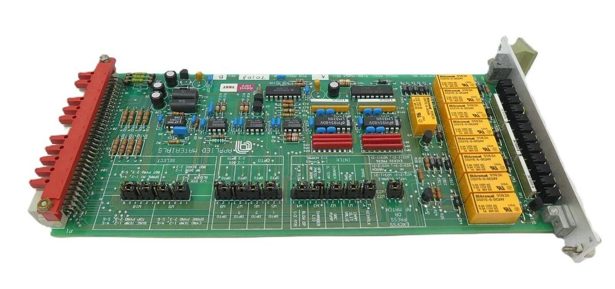 Used AMAT Applied Materials 0190-70108 Chamber Interface PCB Card 0100-35054 Working
