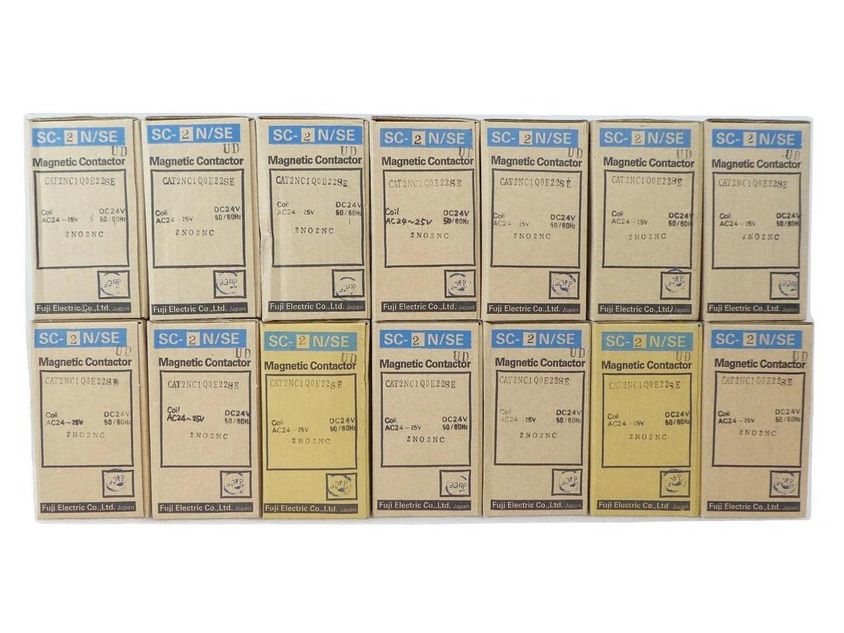 Used Fuji 2NC1Q0E22SE Magnetic Contactor SC-2N/SE Mattson 579-06994-00 Lot of 14 New