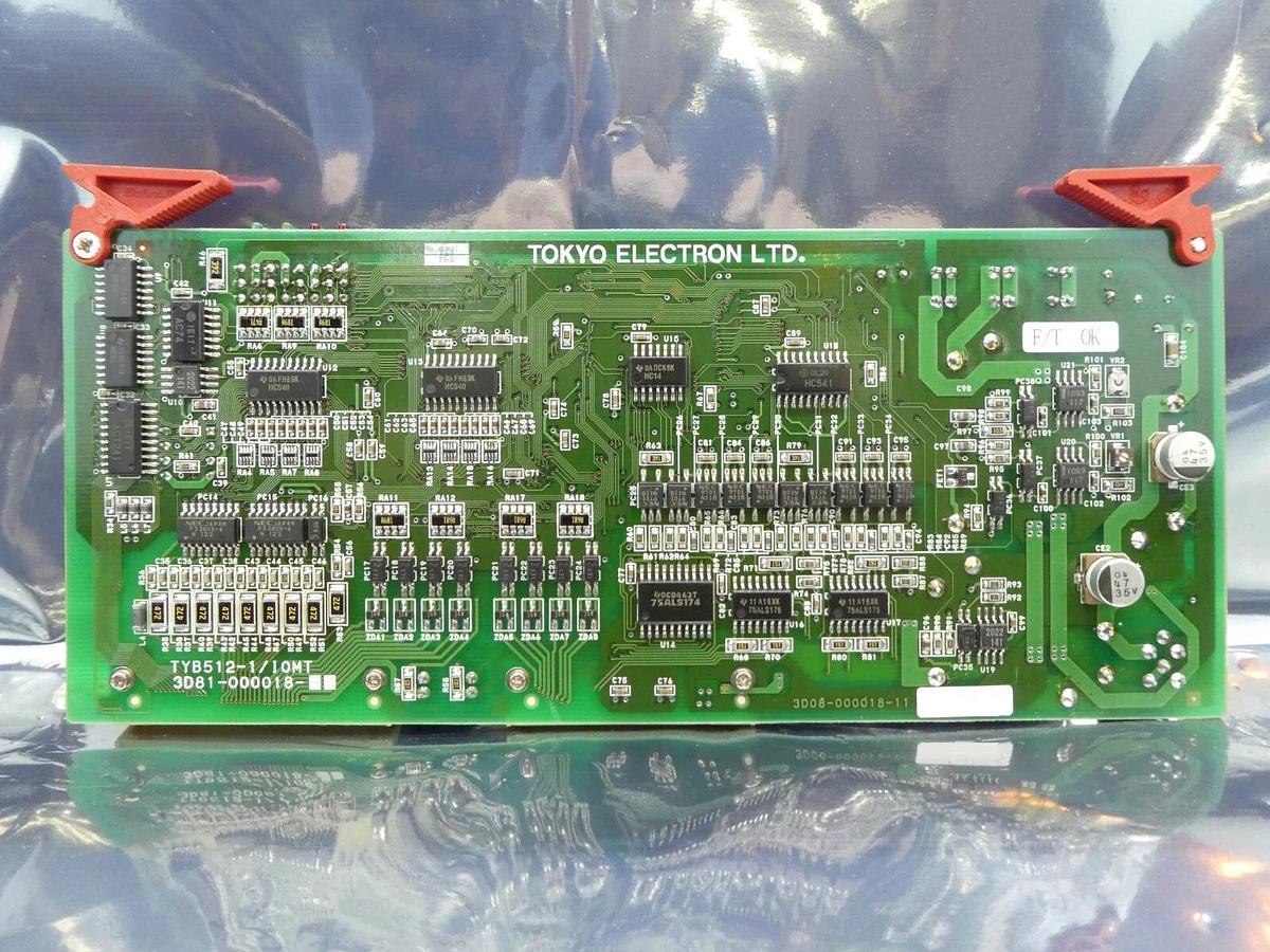 Used TEL Tokyo Electron 3D81-000018-V2 Power Supply PCB Card TYB512-1/IOMT Working