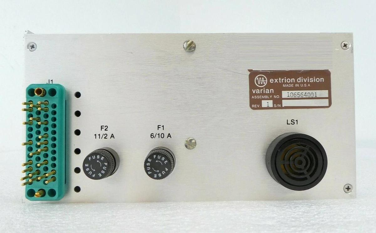 Used Varian 106564001 Automatic Cryopump Regeneration Controller Rev. 1 Working Spare