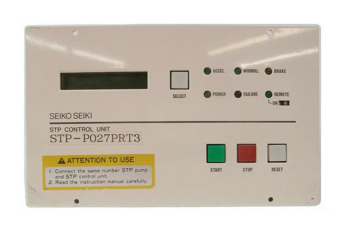 Used Seiko Seiki SCU-P027PRT3 STP Turbomolecular Controller Turbo Tested Working