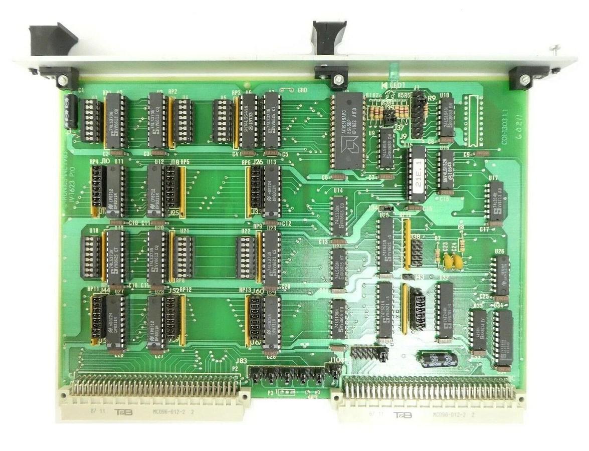 Used Ironics IV-1623 Parallel I/O VMEBus PCB Card Varian 109001002 Working Spare