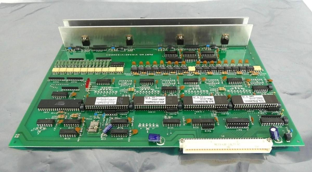 Used Varian VSEA V1534D (V1534D01) 10 Step Motor Control PCB Working Surplus