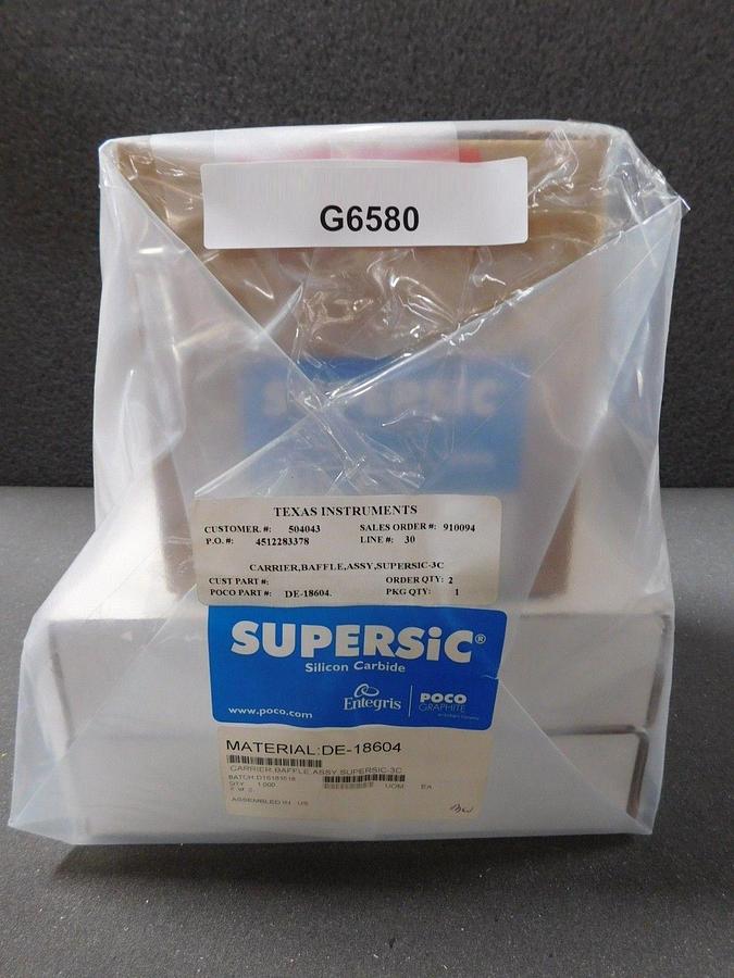 Entegris DE-18604 / DE-18603 Carrier Baffle 3C Duf(x1) SUPERSiC New