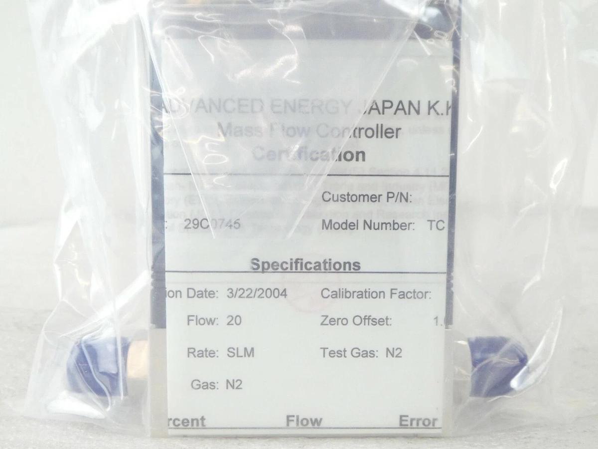 Aera TC FC-981SB Mass Flow Controller MFC Tylan Mattson 37100522 New Surplus